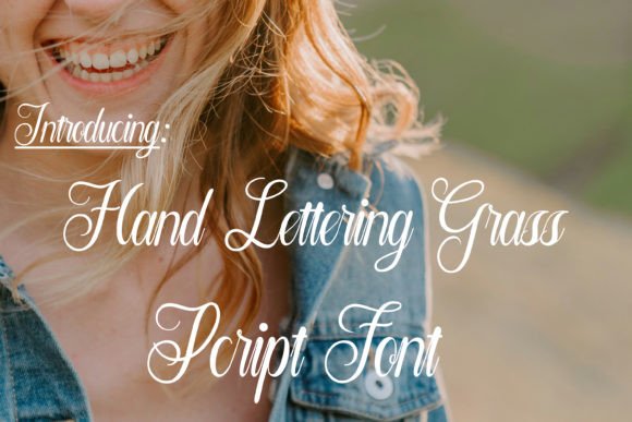 Download Hand Lettering Grass - Premium Resources
