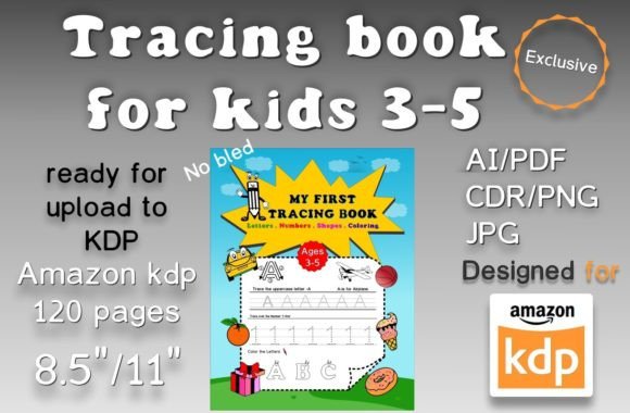 Download My First Letters Tracing Book for Kdp - Book Collection