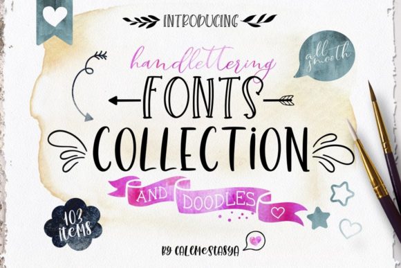 Download Handlettering Fonts Collection - Premium Resources