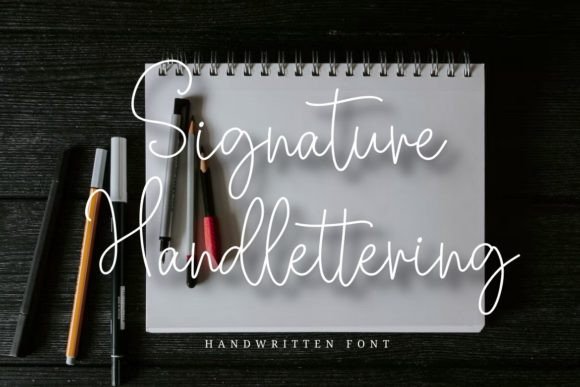 Download Signature Handlettering - Premium Resources