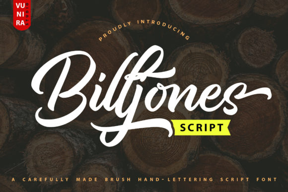 Download Billjones | Brush Hand-Lettering Script - Premium Resources