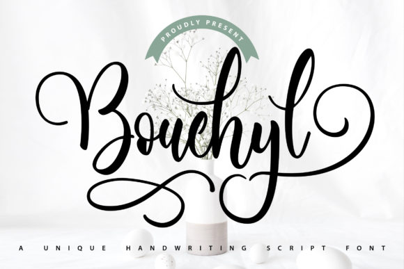 Download Bouchyl | Unique Handwriting Script Font - Handwriting Collection
