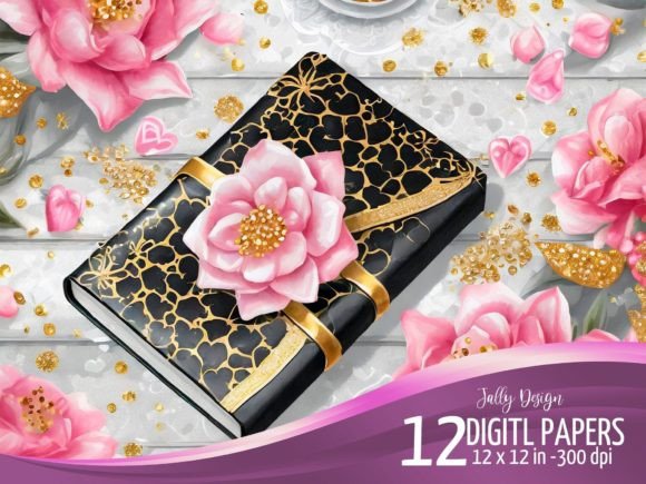 Download Luxurious, Shabby Chic, Floral Notebook - Book Collection
